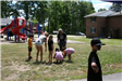 Children playing on a playground