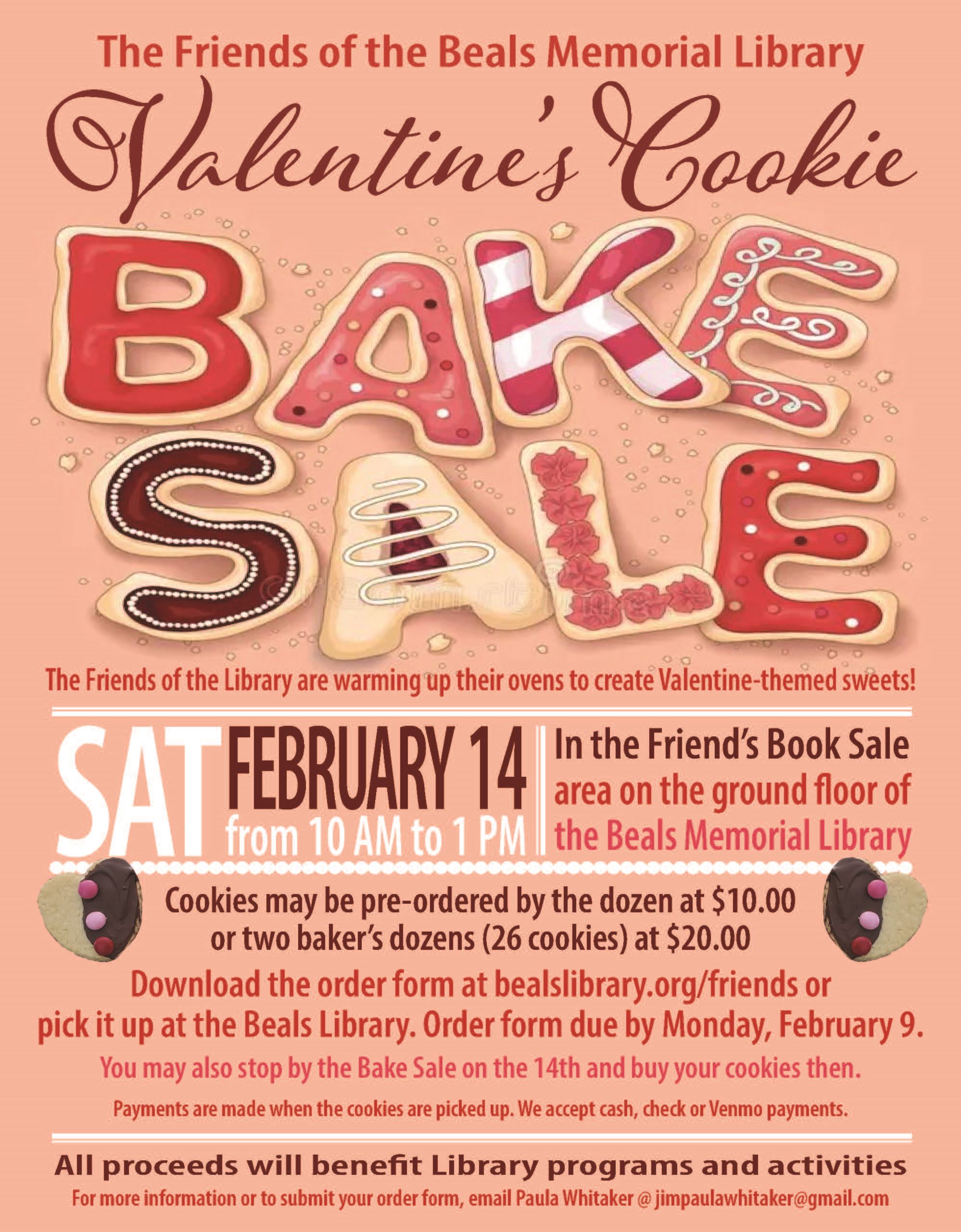 Friends cookie flyer